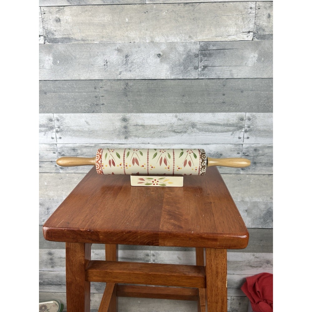 Temptations Old World Rolling Pin and Rest
